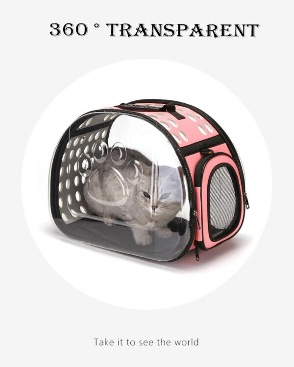 High-Quality Foldable Cat Carrier Backpack – Portable Pet Travel Bag