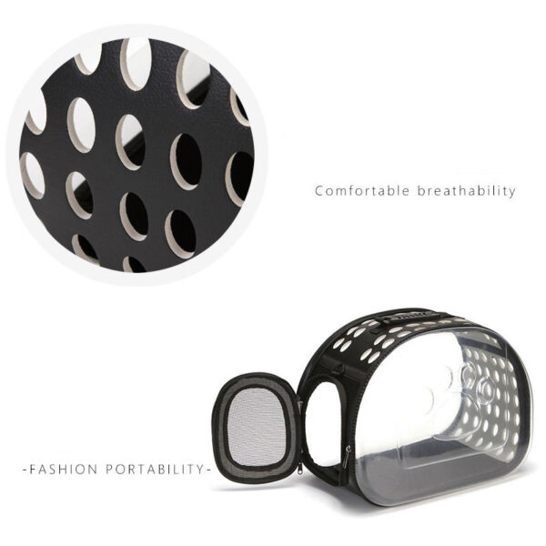 High-Quality Foldable Cat Carrier Backpack – Portable Pet Travel Bag - Image 3