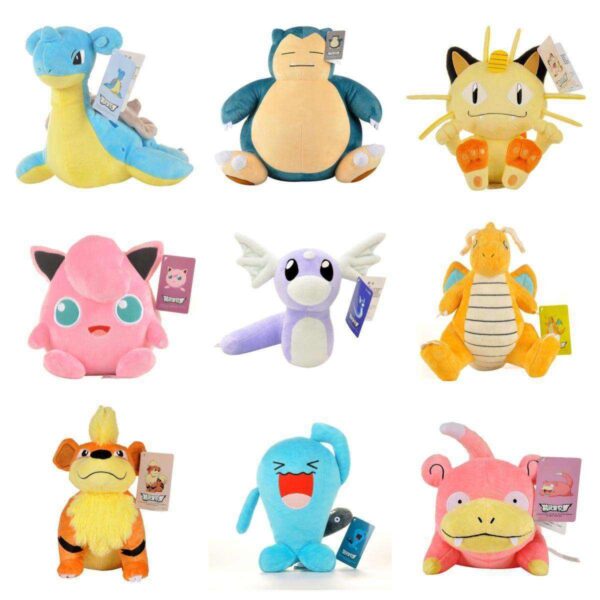 High-Quality 25–30cm Pokémon Plush Toys – Pikachu, Charmander, Bulbasaur, Squirtle & More (39 Designs) - Image 5