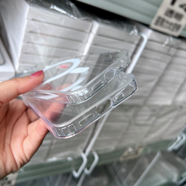 Transparent Acrylic Phone Case With Box for iPhone 17, 17 Pro, 16E – Clear Magnetic Case for iPhone 16, 15, 14, Pro Max Back Cover - Image 3