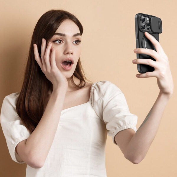 LeYi Heavy Duty Antishock Rotating Stand Phone Case for iPhone 16 Pro Max Magnetic Camera Sliding Cover Shockproof Case - Image 11