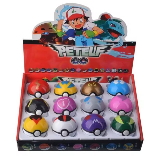 12-Piece Mini Pokémon Action Figure Set – 5cm Pocket Monsters with Poké Balls & Capsule Toys - Image 2
