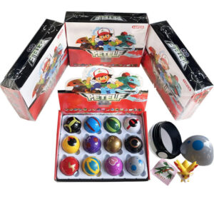 12-Piece Mini Pokémon Action Figure Set – 5cm Pocket Monsters with Poké Balls & Capsule Toys