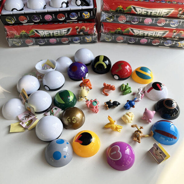 12-Piece Mini Pokémon Action Figure Set – 5cm Pocket Monsters with Poké Balls & Capsule Toys - Image 4
