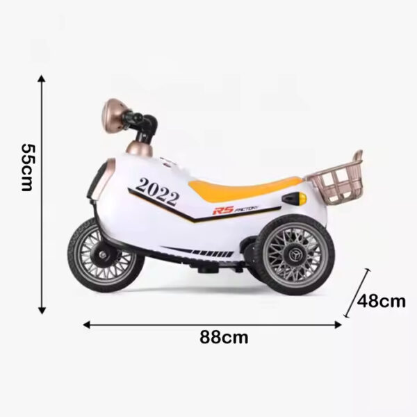 Chengji Kid Toy Tricycle Electric Bike Retro Multifunctional Baby Rechargeable Electric Motorcycle for Children - Image 2