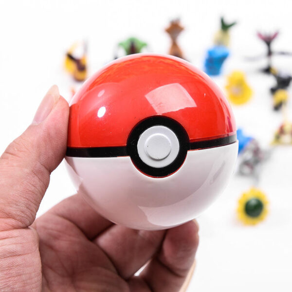 7cm Pokémon Capsule Ball Toy – Pikachu, Psyduck, Eevee with Hidden Anime Figure Inside - Image 2
