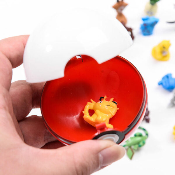 7cm Pokémon Capsule Ball Toy – Pikachu, Psyduck, Eevee with Hidden Anime Figure Inside - Image 3