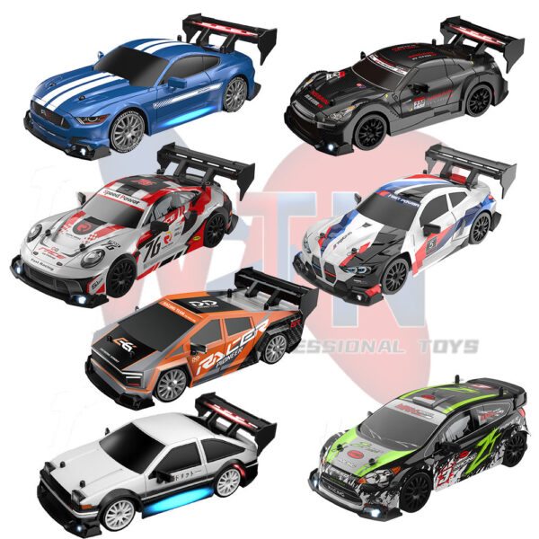 2025 1:24 Mini RC Drift Car – High-Speed Racing Toy with LED Lights for Kids - Image 6