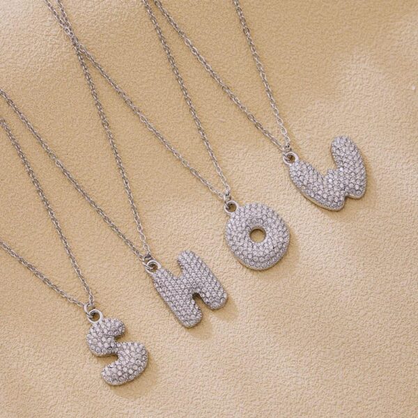 18K Gold Plated Mini Zircon Alphabet Pendant Necklace – A–Z Initial Necklace for Women - Image 6