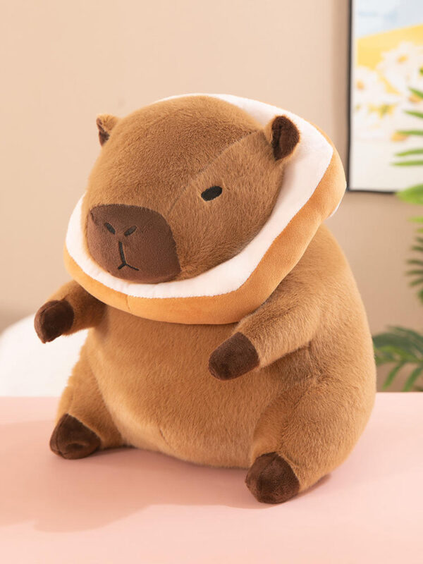 Boba Milk Tea Capybara Plush Doll – Soft Stuffed Animal Toy for Kids - Image 4